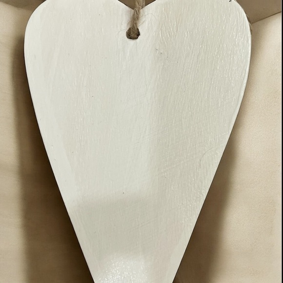 Handmade Heart-Shaped Holiday Ornament with LOVE Design - Picture 6 of 6